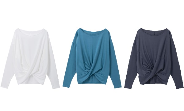 Twist Long Sleeve Tops