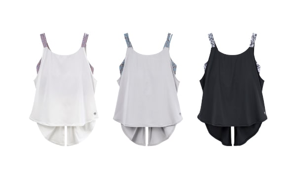 Nostalgic Flower Print Cover Tank Top