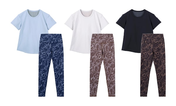 T-shirts With Pad & Leggings Setup
