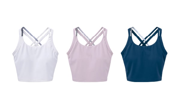 Basic Cross Logo Bra Top