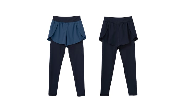 Basic Leggings With Short Pants