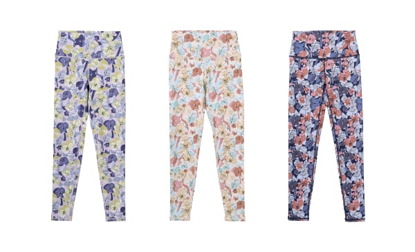 Mixflower Print Leggings