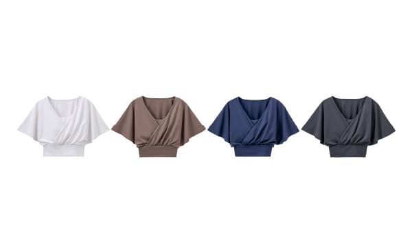 Balloon Wrap Top With Bra Top