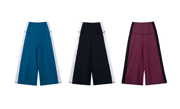Bicolor Wide Pants