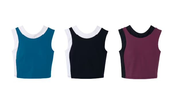 Bicolor Short Tank Top