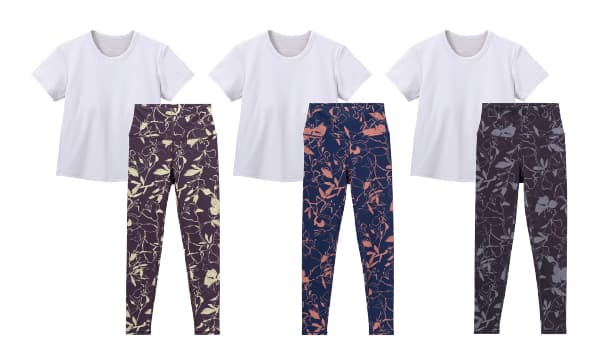 T-shirts With Pad & Leggings Setup