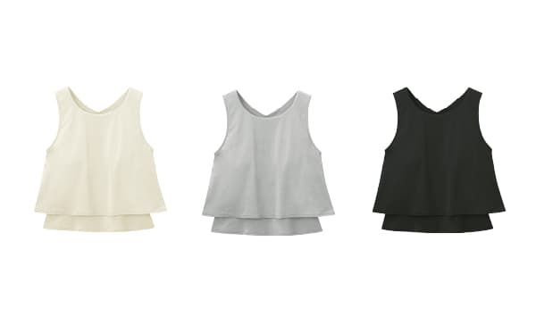 Flare Tank Top With Pad