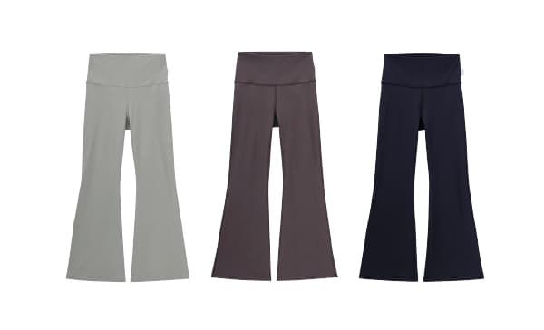 Basic Rib Flare Pants