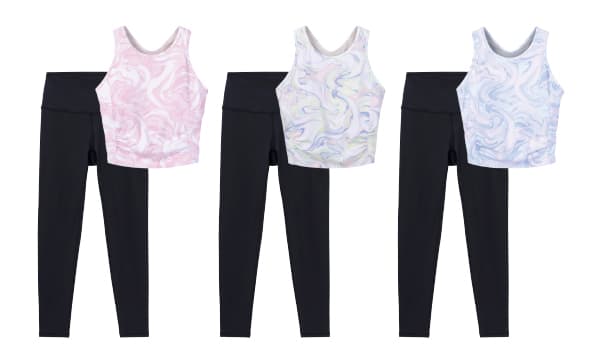 American Sleeve Tank Top & Leggings Setup