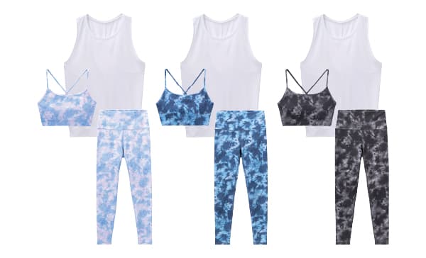 Triple Setup With Back Cross Tank Top