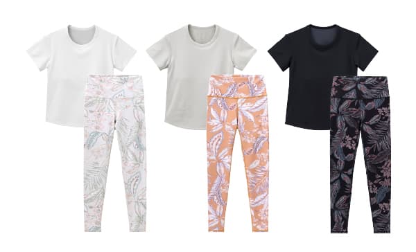 T-shirts With Pad & Leggings Setup