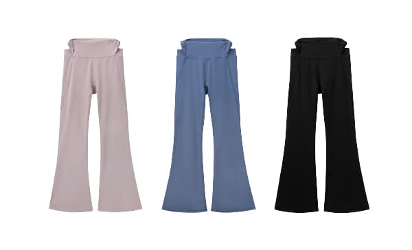 Soft Embrace Ribbon Flare Pants