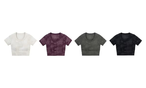 Active Jacquard Tops