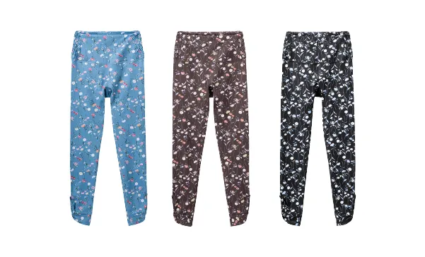 Birth Flower Twist Leggings