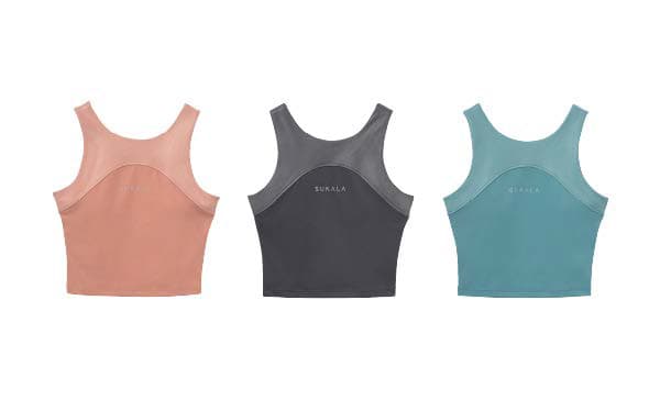 Shimmer Print Short Tank Top