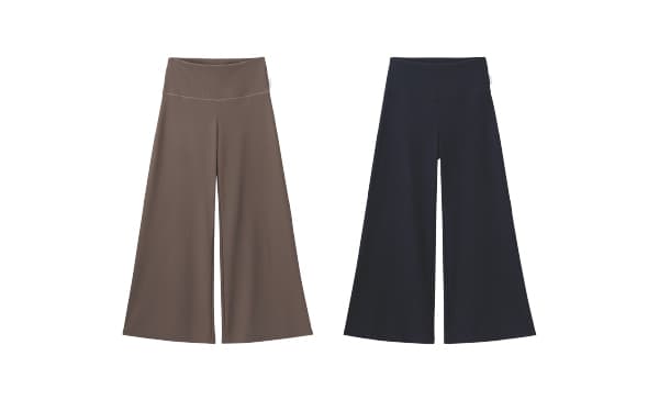 Rib Wide Pants