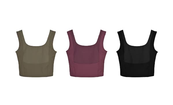 Basic Rib Combination Bra Top