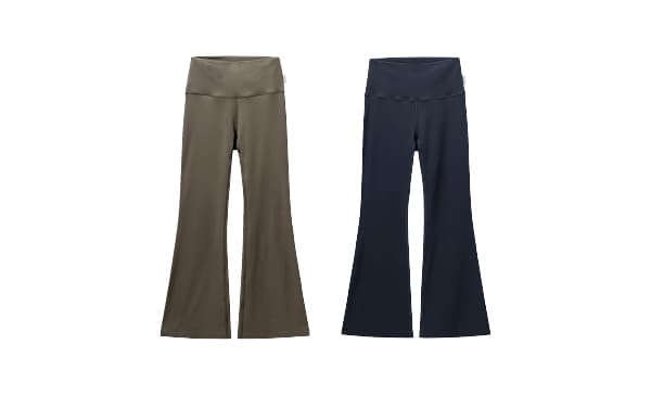 Basic Rib Flare Pants