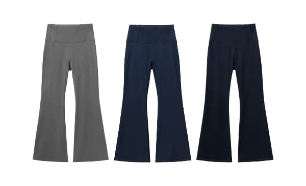 Denim Corset Flare Pants