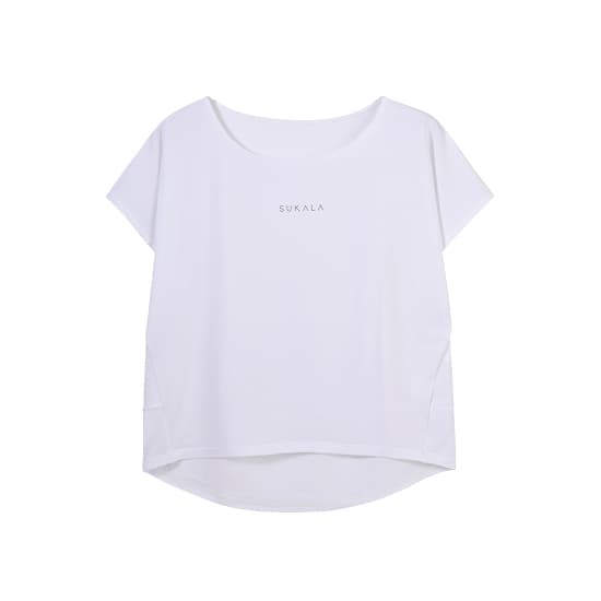 Tシャツ：オフホワイト / ブラック